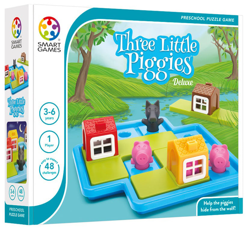 SmartGames Three Little Piggies Deluxe Game (3-6yrs)