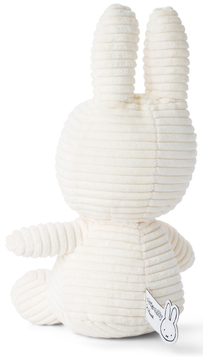 Miffy Plush Sitting ECO Corduroy - Off White (23cm)