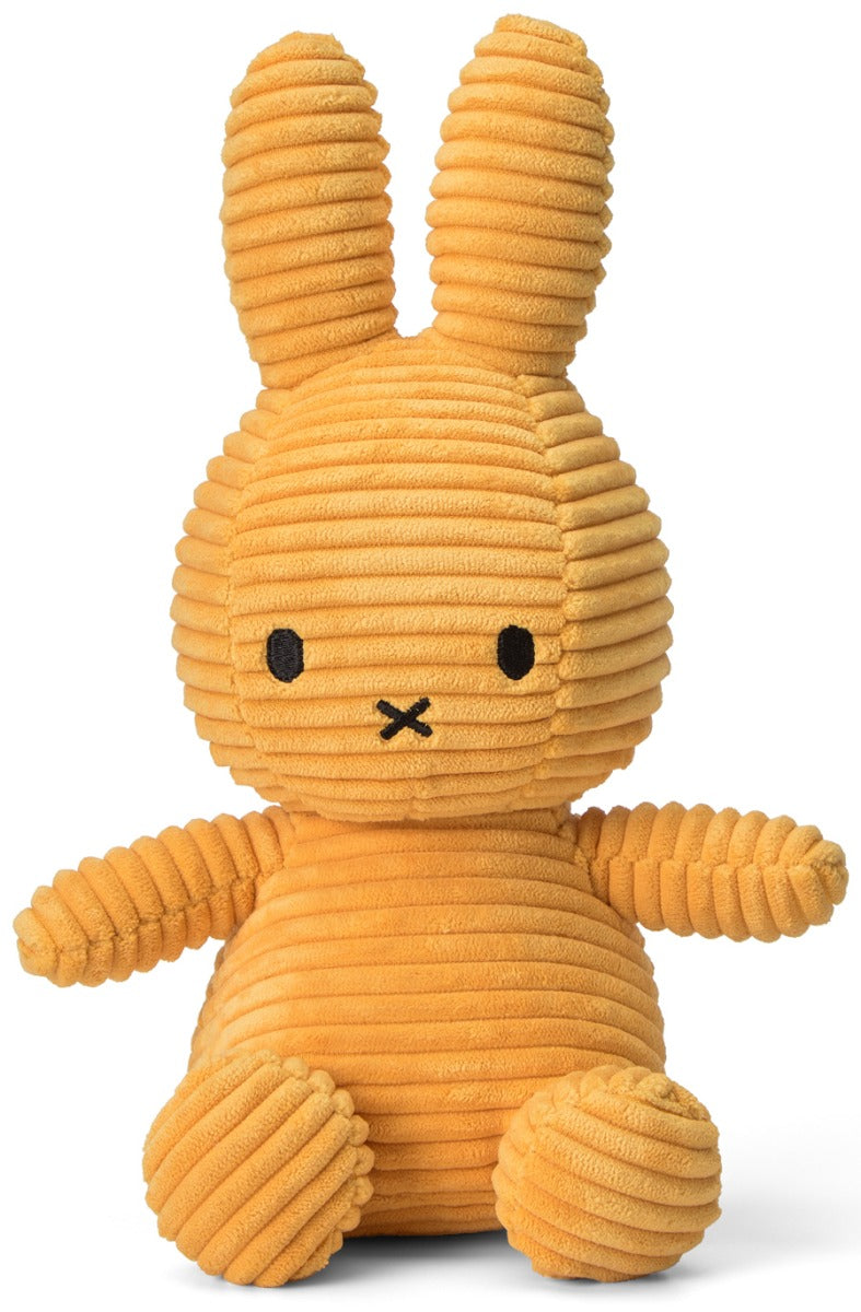 Miffy Plush Sitting ECO Corduroy - Yellow (23cm)