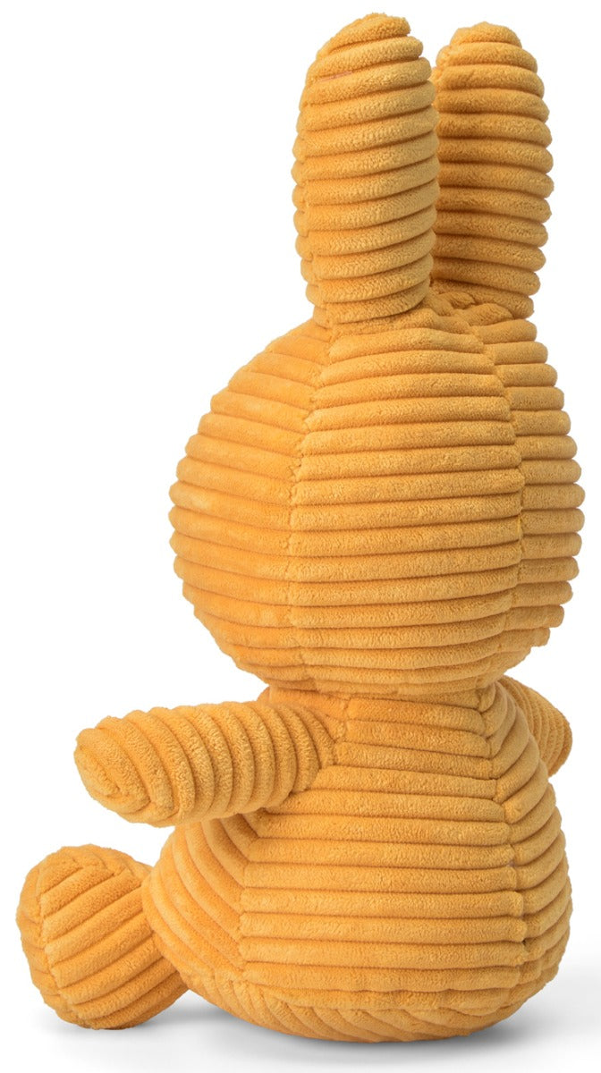 Miffy Plush Sitting ECO Corduroy - Yellow (23cm)