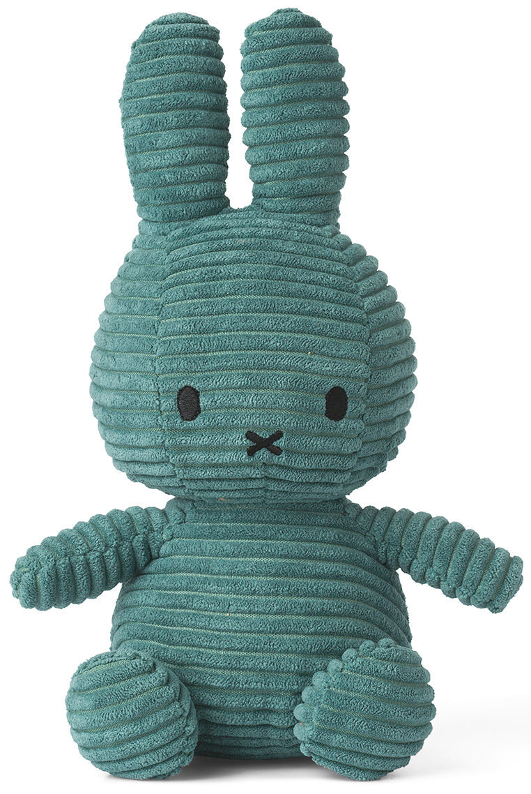 Miffy Plush Sitting ECO Corduroy - Green (23cm)