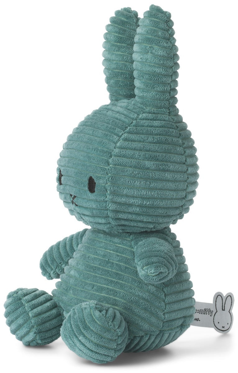 Miffy Plush Sitting ECO Corduroy - Green (23cm)