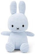 Miffy Plush Sitting ECO Corduroy - Ice Blue (23cm)