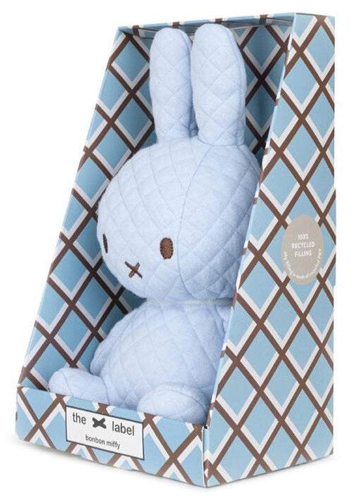 Miffy Plush Sitting Bonbon in Giftbox - Blue (23cm)