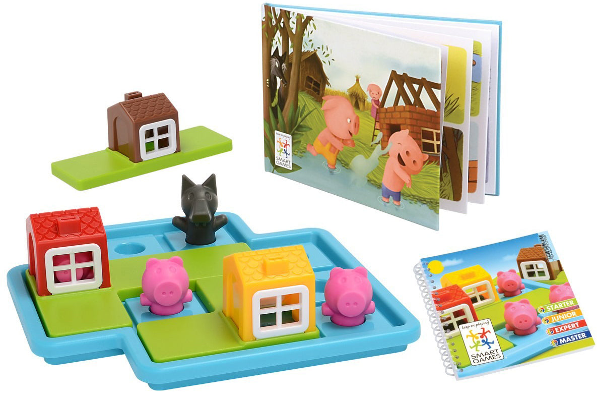 SmartGames Three Little Piggies Deluxe Game (3-6yrs)