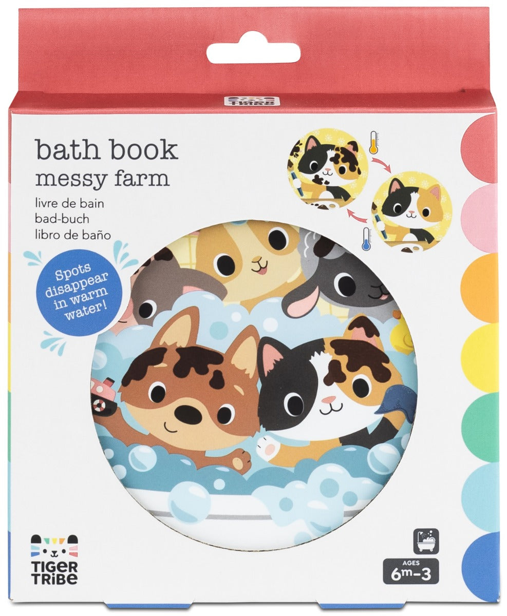 Tiger Tribe Bath Book - Messy Farm