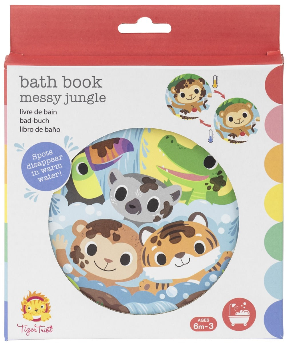 Tiger Tribe Bath Book - Messy Jungle