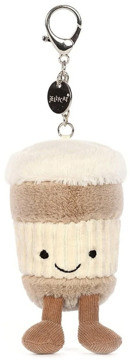 Jellycat Amuseables Coffee-To-Go Bag Charm (18cm)