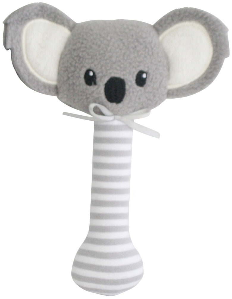Alimrose Baby Koala Stick Rattle - Grey