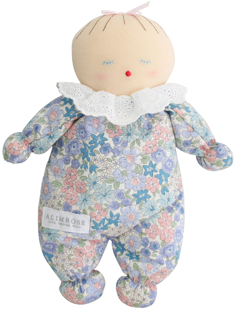 Alimrose Asleep Awake Baby Doll - Lilly Blue (23cm)