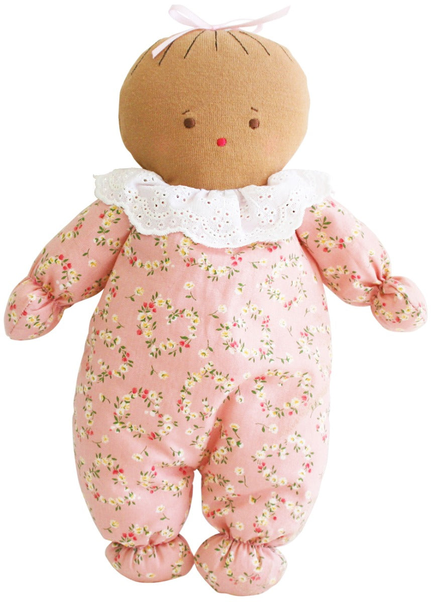 Alimrose Asleep Awake Baby Doll - Posy Heart (23cm)