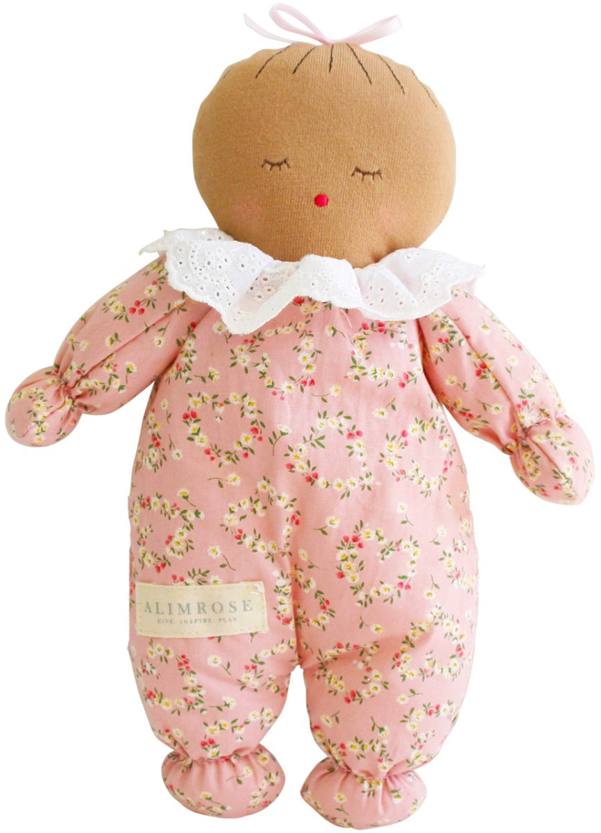 Alimrose Asleep Awake Baby Doll - Posy Heart (23cm)