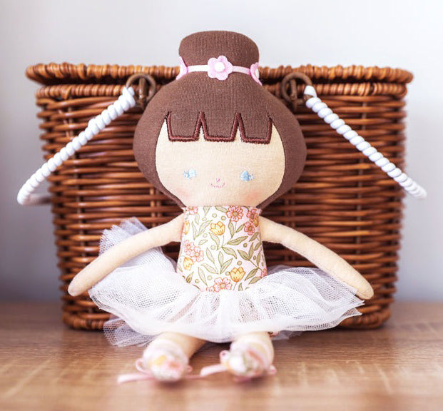Alimrose Baby Ballerina Doll - Blossom Lily Pink (25cm)