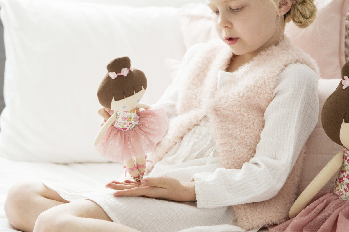Alimrose Baby Ballerina Doll - Rose Garden (25cm)