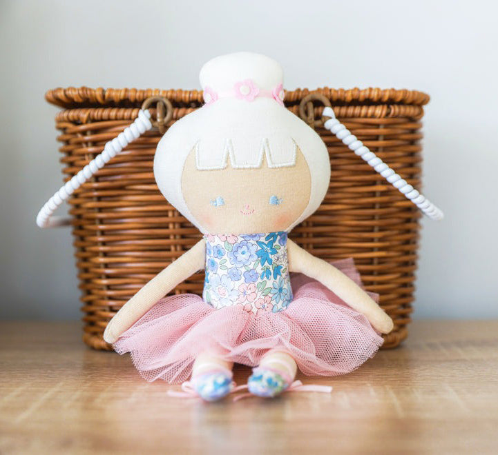 Alimrose Baby Ballerina Doll - Lilly Blue (25cm)