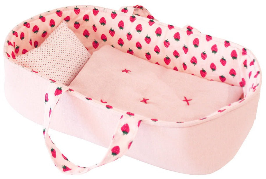 Alimrose Baby Doll Carrier Set - Starwberry & Pale Pink