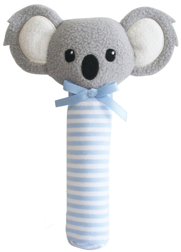 Alimrose Baby Koala Hand Squeaker - Blue