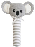 Alimrose Baby Koala Hand Squeaker - Grey