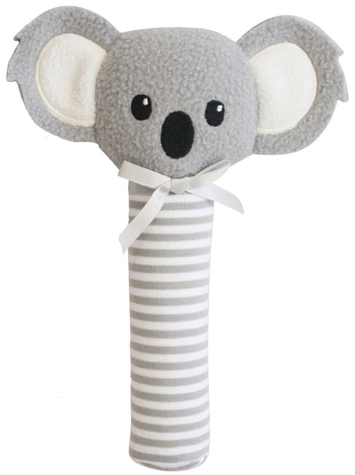 Alimrose Baby Koala Hand Squeaker - Grey