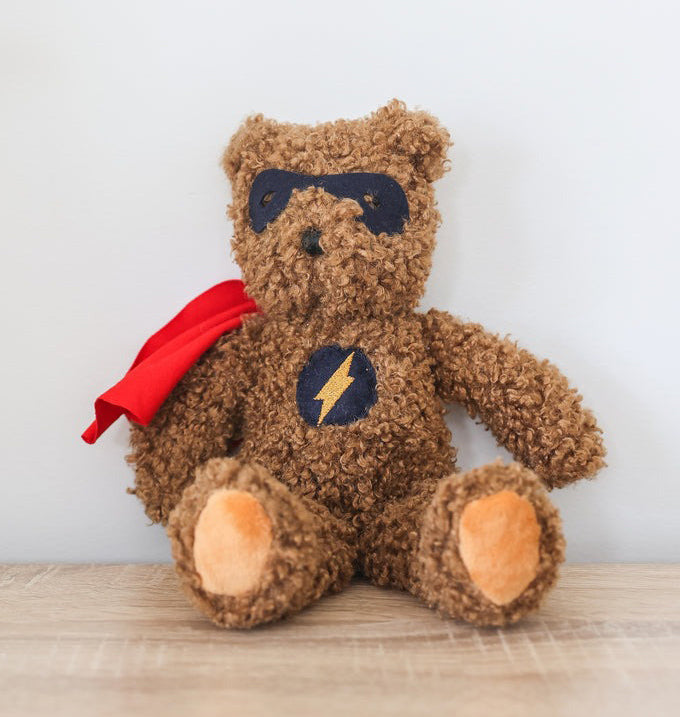 Alimrose Baby Superhero Ted (27cm)