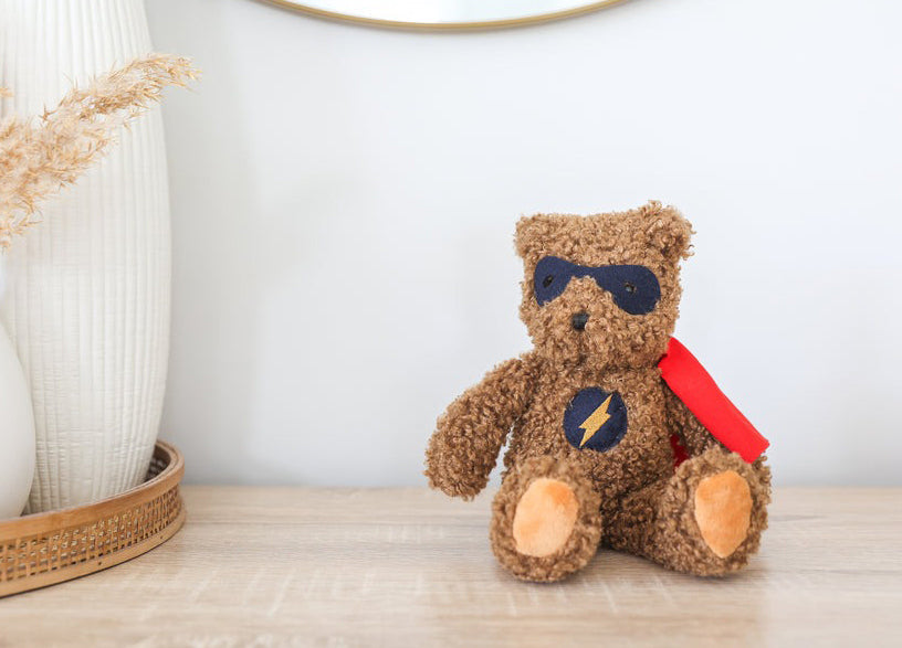 Alimrose Baby Superhero Ted (27cm)