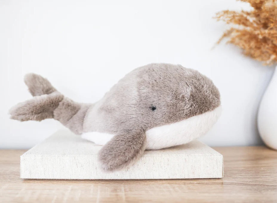 Alimrose Plush Baby Whale - Grey (30cm)