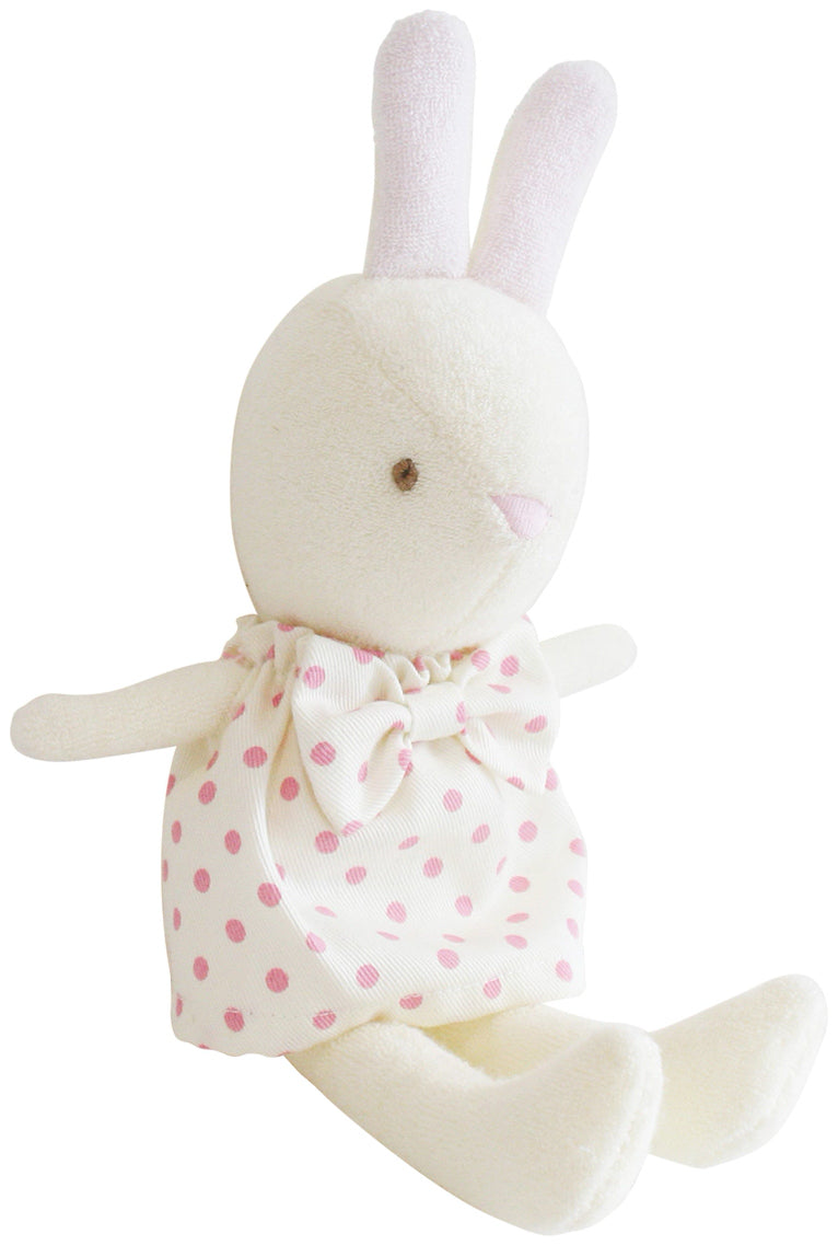 Alimrose Baby Betsy Bunny - Pink Spot (26cm)