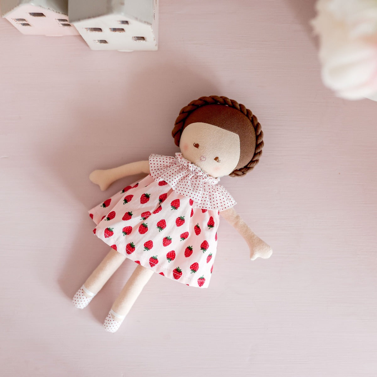 Alimrose Baby Coco Doll - Strawberries (26cm)