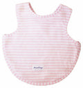 Alimrose Bib with Arm Holes - Pink Stripe