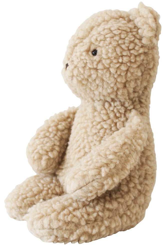 Alimrose Charlie Sherpa Baby Bear - Oatmeal (26cm)