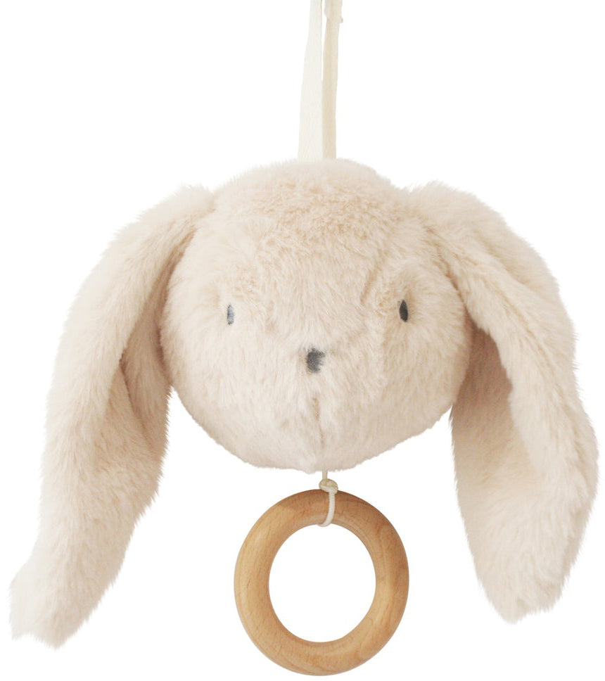 Alimrose Darcey Bunny Musical - Ivory (18cm)