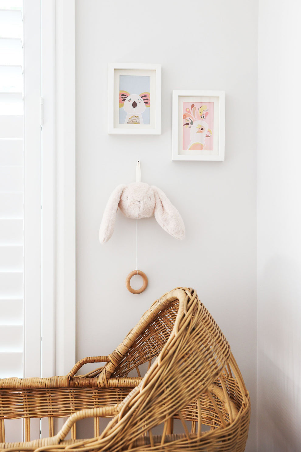 Alimrose Darcey Bunny Musical - Ivory (18cm)