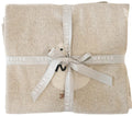 Alimrose Duck Cotton Knit Baby Blanket - Natural