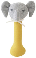 Alimrose Elliot Elephant Stick Rattle - Butterscotch
