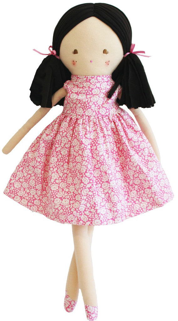 Alimrose Frankie Doll - Hot Pink Floral (44cm)