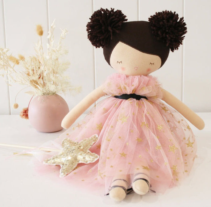 Alimrose Halle Ballerina Doll - Fair & Brunette (48cm)