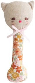 Alimrose Kitty Stick Rattle - Sweet Marigold