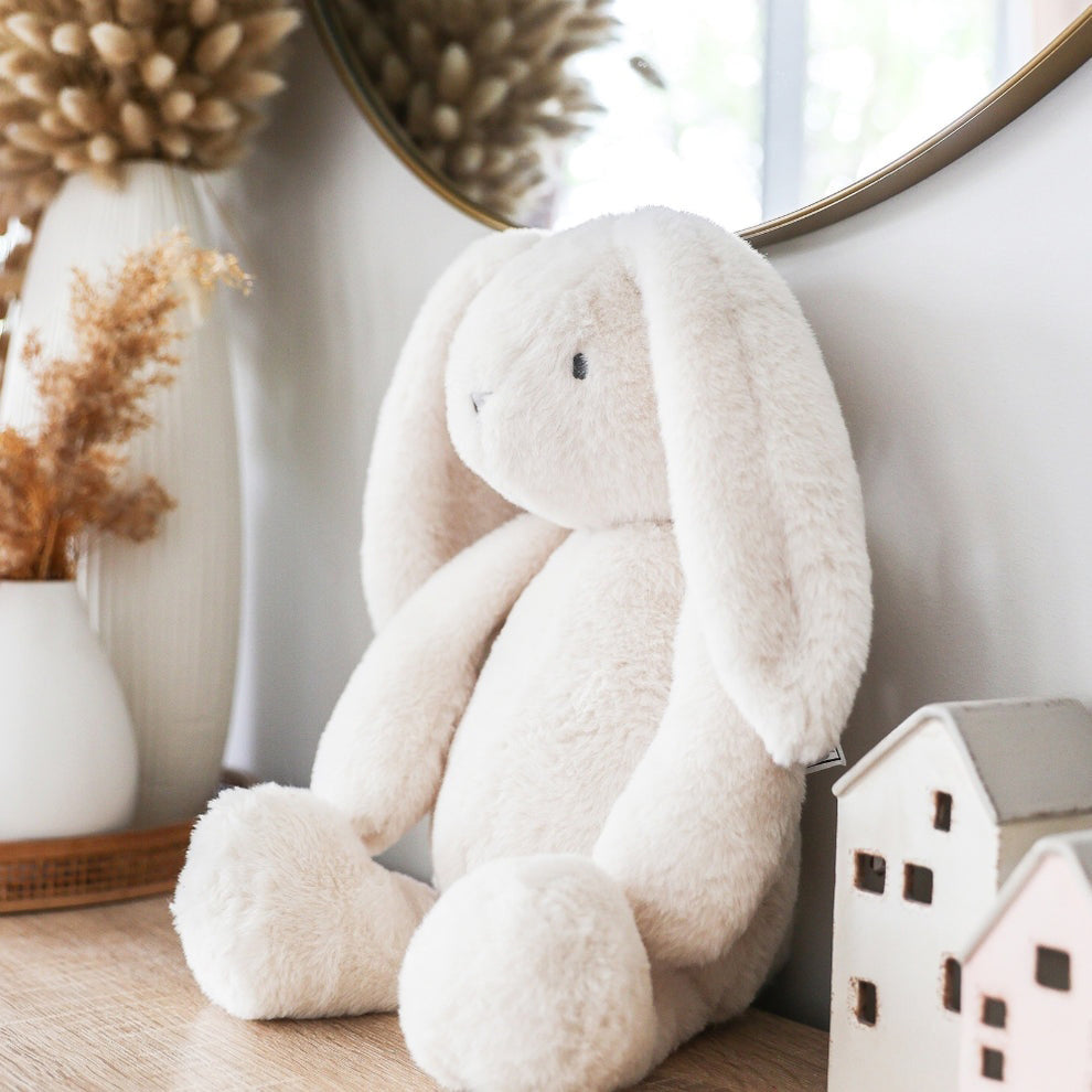 Alimrose Large Darcey Bunny Plush - Ivory (40cm)