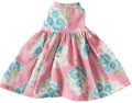 Alimrose Large Doll Dress - Blue Pink Daisy (40-45cm)