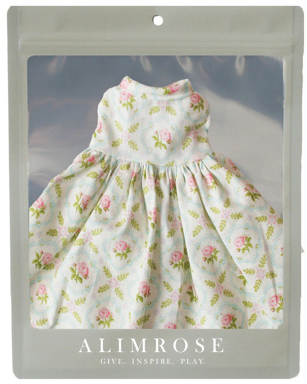 Alimrose Large Doll Dress - Floral Medallion (40-45cm)