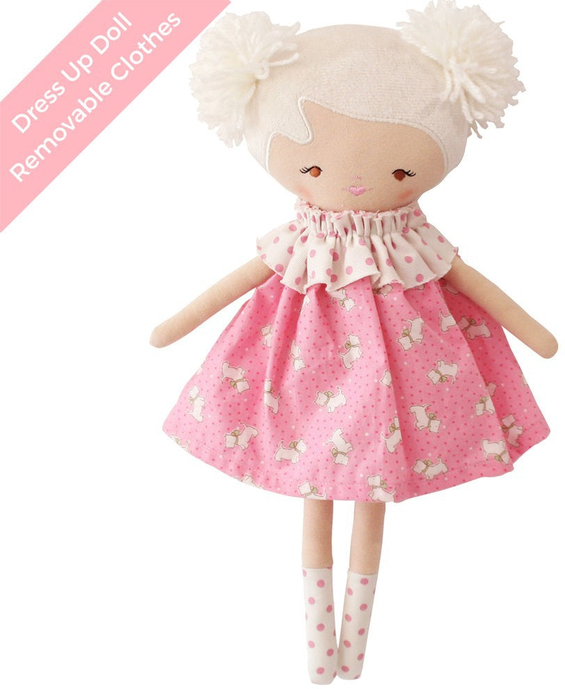 Alimrose Layla Doll - Pink Puppies (35cm)