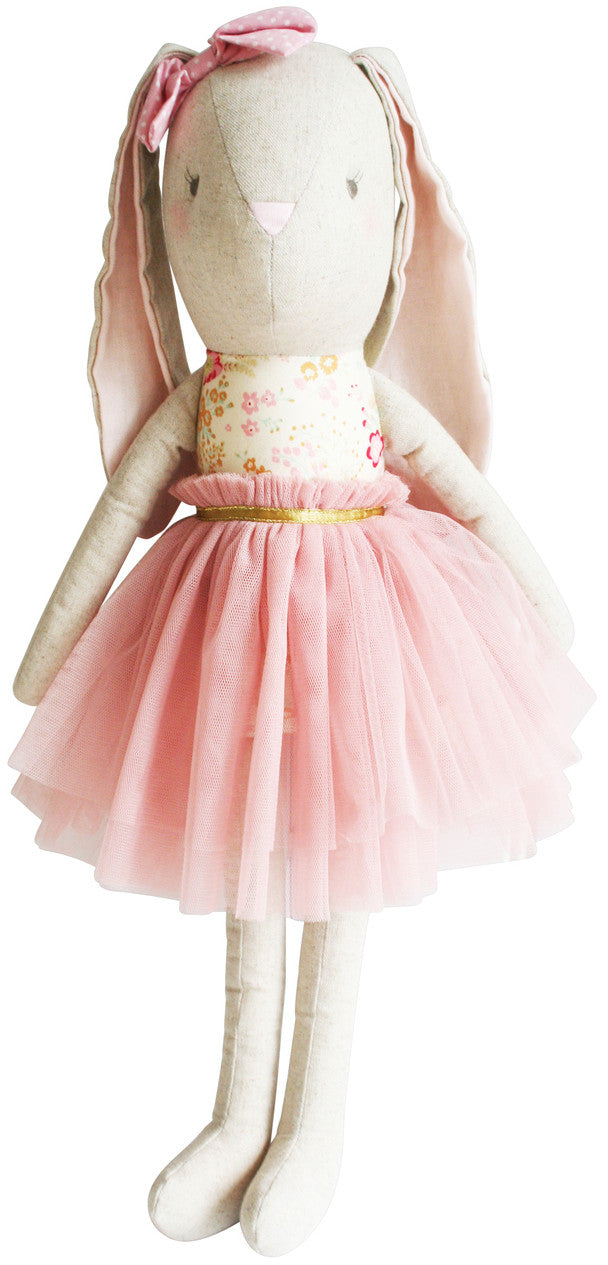 Alimrose Linen Pearl Bunny Cuddle Toy - Rose Garden (55cm)