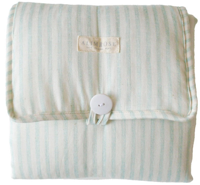 Alimrose Little Traveller Change Mat - Sage Stripe