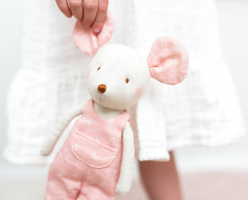 Alimrose Mabel Mouse - Pink (28cm)