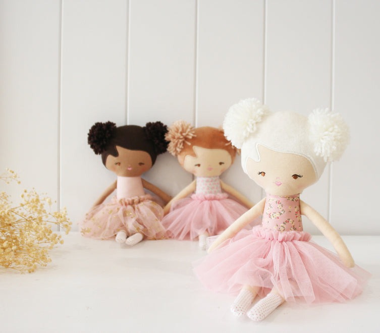 Alimrose Madison Ballet Doll - Pink Gold Star (35cm)