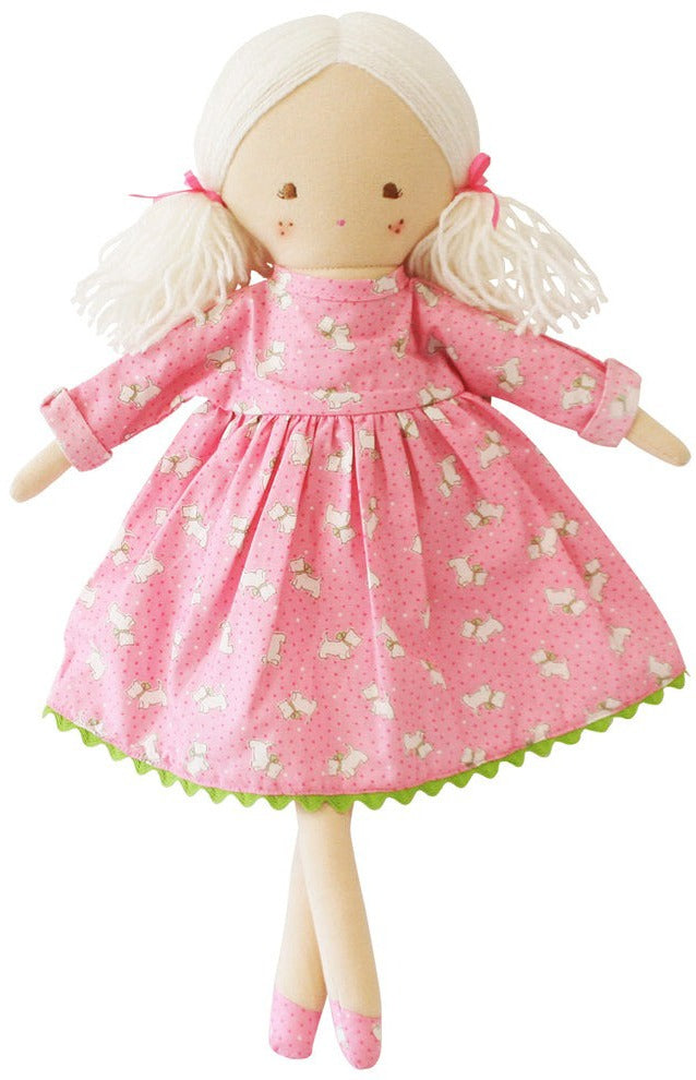 Alimrose Matilda Doll - Pink Puppies (44cm)