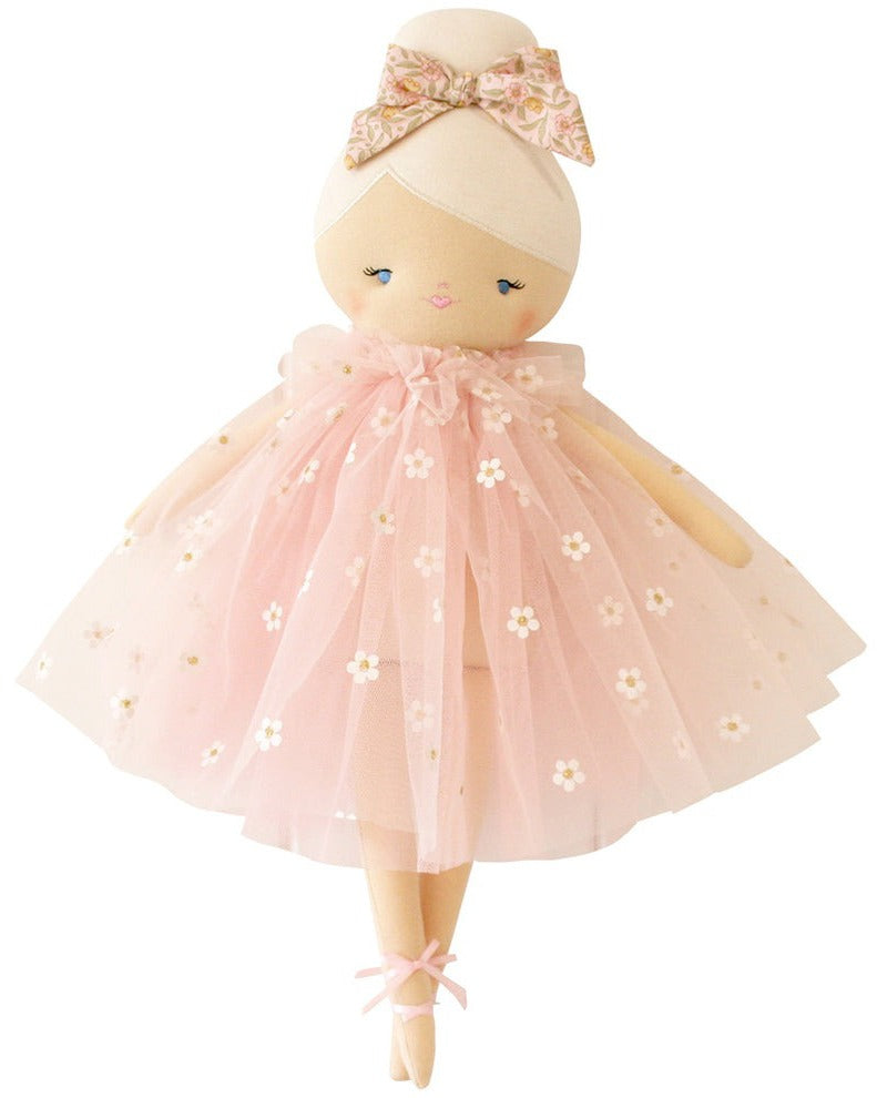 Alimrose Mia Doll - Pink & Daisy Tulle (44cm)