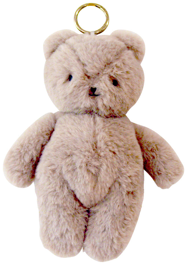 Alimrose Mini Bear Bag Charm - Grey (20cm)