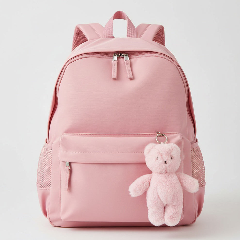 Alimrose Mini Bear Bag Charm - Pink (20cm)