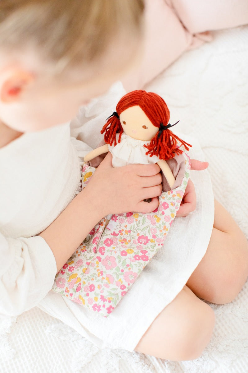 Alimrose Mini Matilda Asleep Awake Doll - Ivory (23cm)